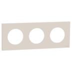  Odace plaque 3 postes beige sa 