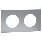  Odace M. plaque 2 postes titan 