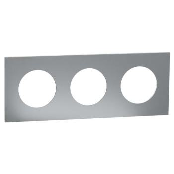  Odace M. plaque 3 postes titan 