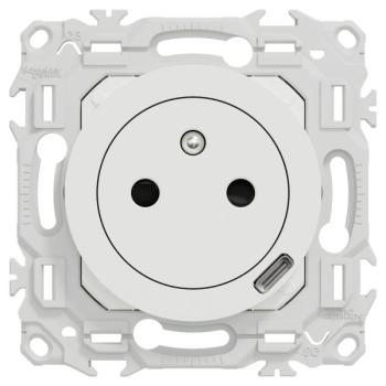  Odace 2P+T affleurante USB-C 1 