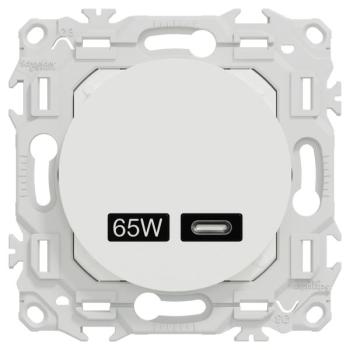  Odace chargeur USB-C 65W blanc 