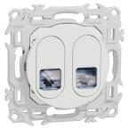  Odace prise double RJ45 cat.6 