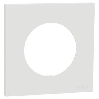  Odace plaque 1 poste blanc 