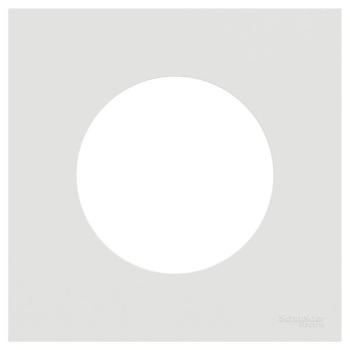  Odace plaque 1 poste blanc 