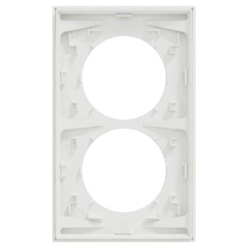  Odace plaque 2 postes 57mm bla 