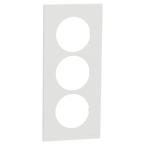  Odace plaque 3 postes 57mm bla 