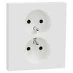  Odace prise 2P+T double blanc 