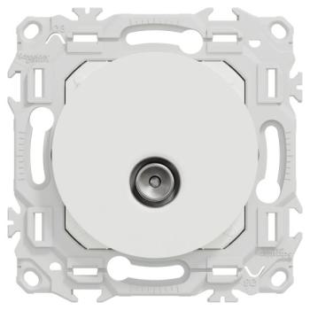  Odace prise TV simple blanc gr 