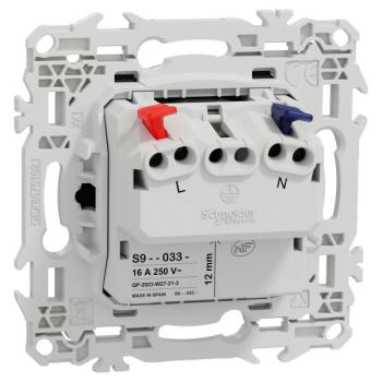  Odace prise 2P affleurante noi 