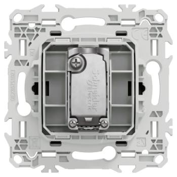  Odace prise TV simple noir 