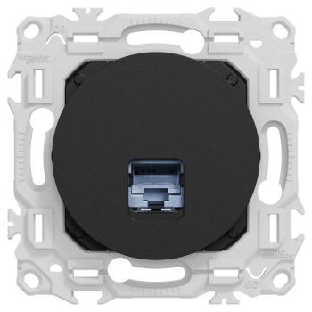  Odace prise RJ45 cat.6 STP noi 