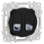  Odace prise double RJ45 cat.6a 