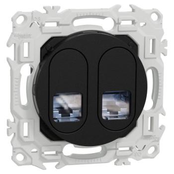 Odace prise double RJ45 cat.6a 