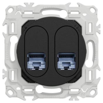  Odace prise double RJ45 cat.6a 