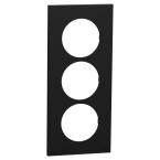  Odace plaque 3 postes 57mm noi 