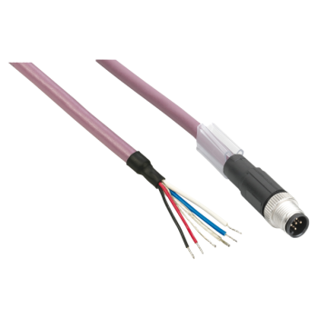  CABLE,STRAIGHT,M8-4P, FEM 