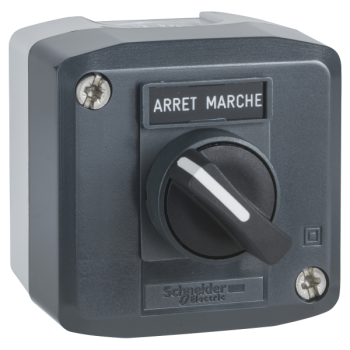  BOITE AVEC 1 BOUTON TOURN 