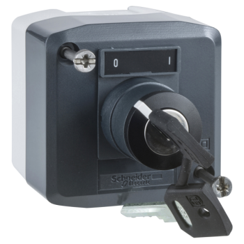  BOITE AVEC 1 BOUTON TOURN 