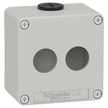  Boite vide grise 2 trous 22mm 