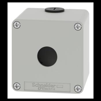  Boite vide grise 1 trou 22mm 