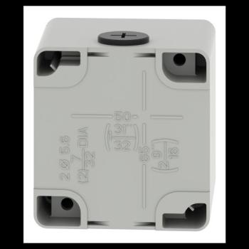  Boite vide grise 1 trou 22mm 