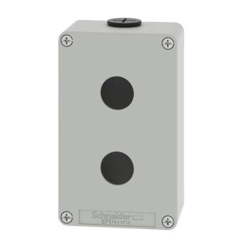  Boite vide grise 2 trous 22mm 