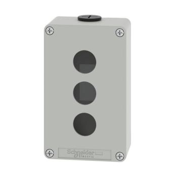  Boite vide grise 3 trous 22mm 