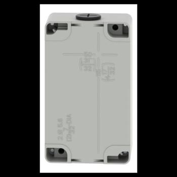  Boite vide grise 3 trous 22mm 