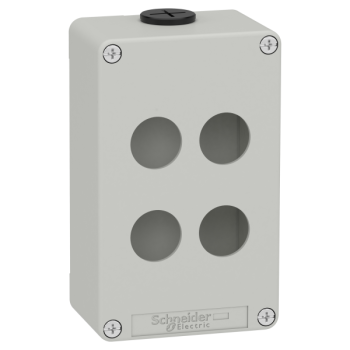  Boite vide grise 4 trous 22mm 