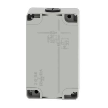  Boite vide grise 4 trous 22mm 