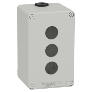  Boite vide grise 3 trous 22mm 