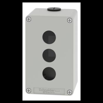  Boite vide grise 3 trous 22mm 