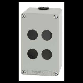  Boite vide grise 4 trous 22mm 