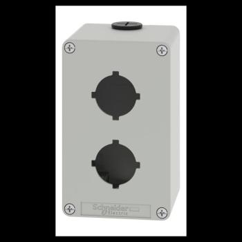  Boite vide grise 2 trous 30mm 