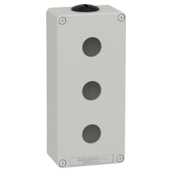  Boite vide grise 3 trous 22mm 