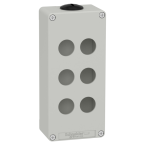  Boite vide grise 6 trous 22mm 