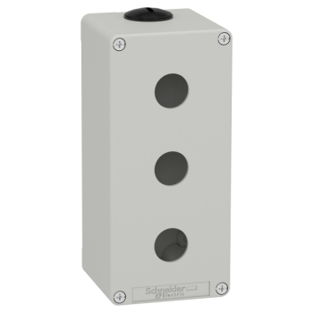  Boite vide grise 3 trous 22mm 