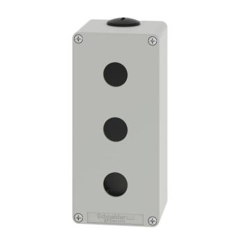  Boite vide grise 3 trous 22mm 