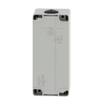  Boite vide grise 3 trous 22mm 