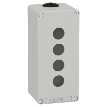  Boite vide grise 4 trous 22mm 