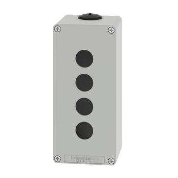  Boite vide grise 4 trous 22mm 