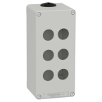  Boite vide grise 6 trous 22mm 