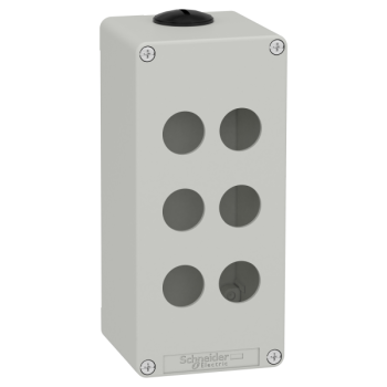  Boite vide grise 6 trous 22mm 