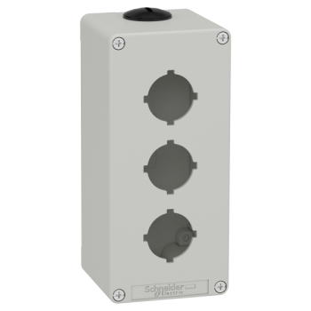  Boite vide grise 3 trous 30mm 