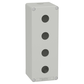  Boite vide grise 4 trous 22mm 