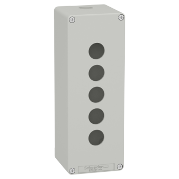  Boite vide grise 5 trous 22mm 