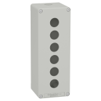  Boite vide grise 6 trous 22mm 