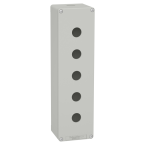  Boite vide grise 5 trous 22mm 