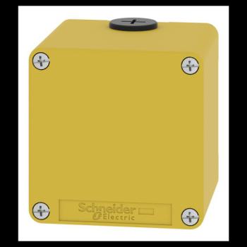  Boitier vide jaune non perc� 