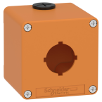  Boite vide orange 1 trou 30mm 